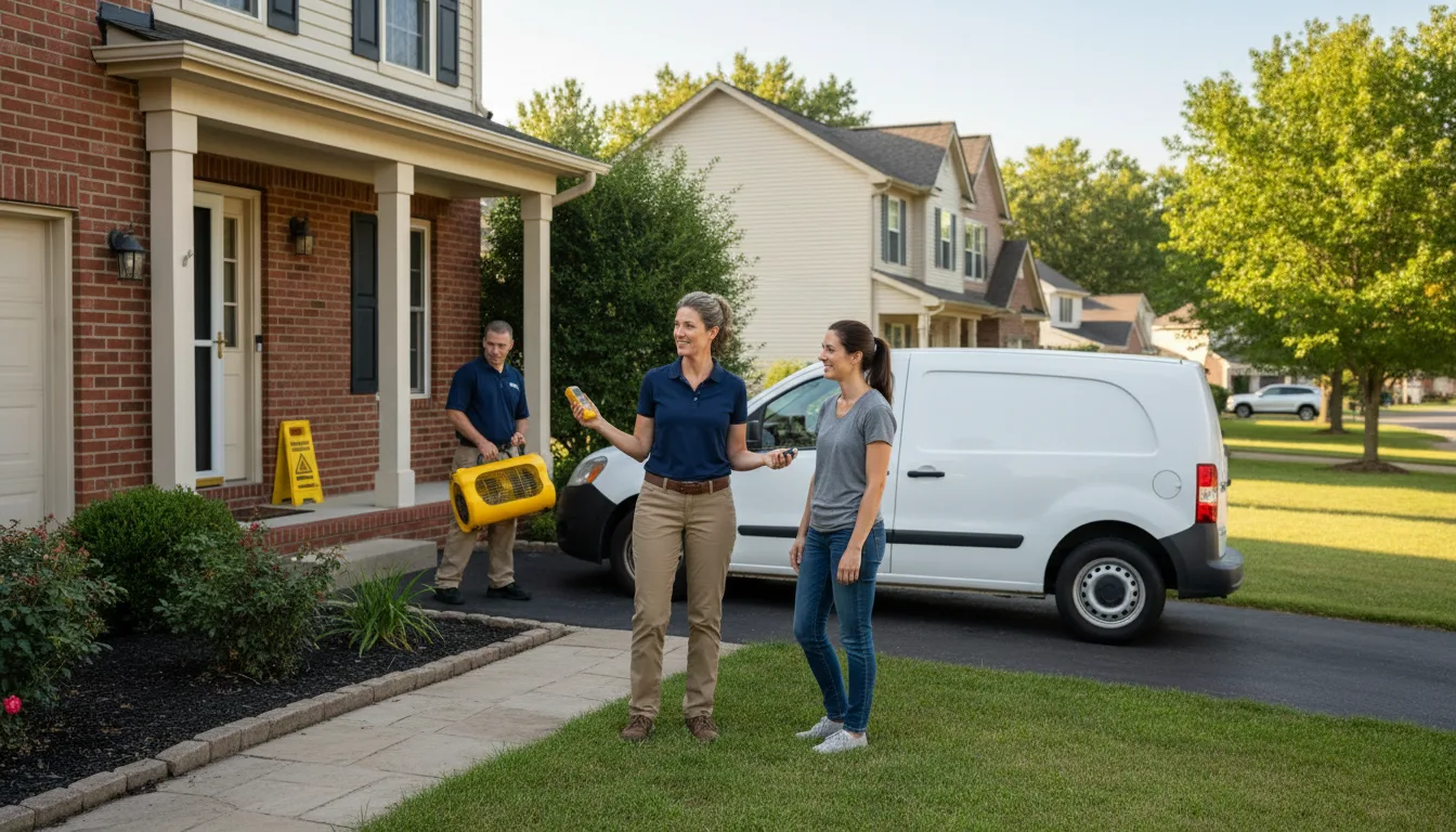 Residential water damage restoration in Bayville, NY